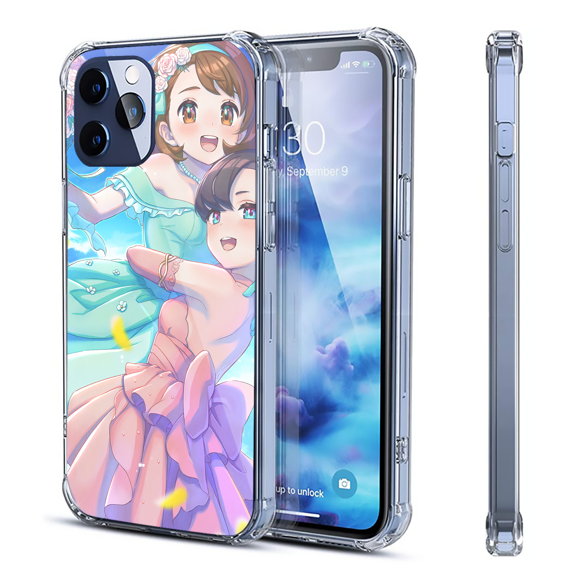 （画像用） ポケットモンスター Pokémon 【iPhone 12シリーズ対応】透明スマホケース（クリアソフトケース）